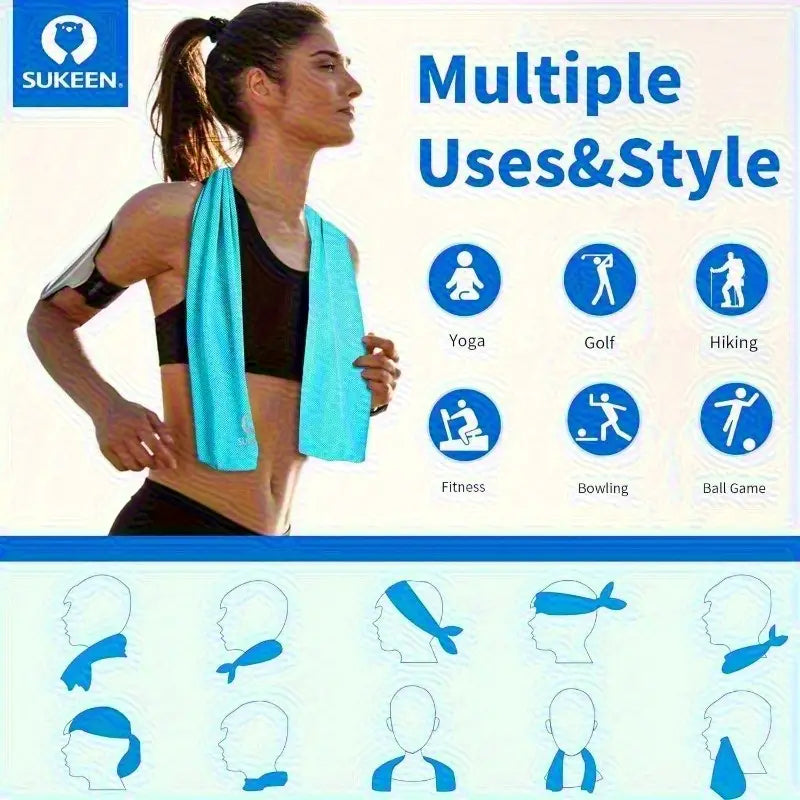 6-Pack Cooling Towels, 40 Inches X 12 Inches