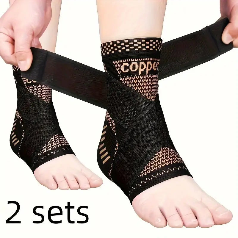 ActivEE Copper-Infused Ankle Support with Adjustable Strap – Compression & Stability