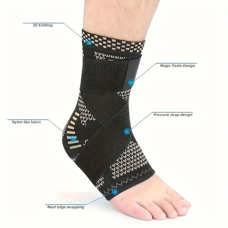 ActivEE Copper-Infused Ankle Support with Adjustable Strap – Compression & Stability