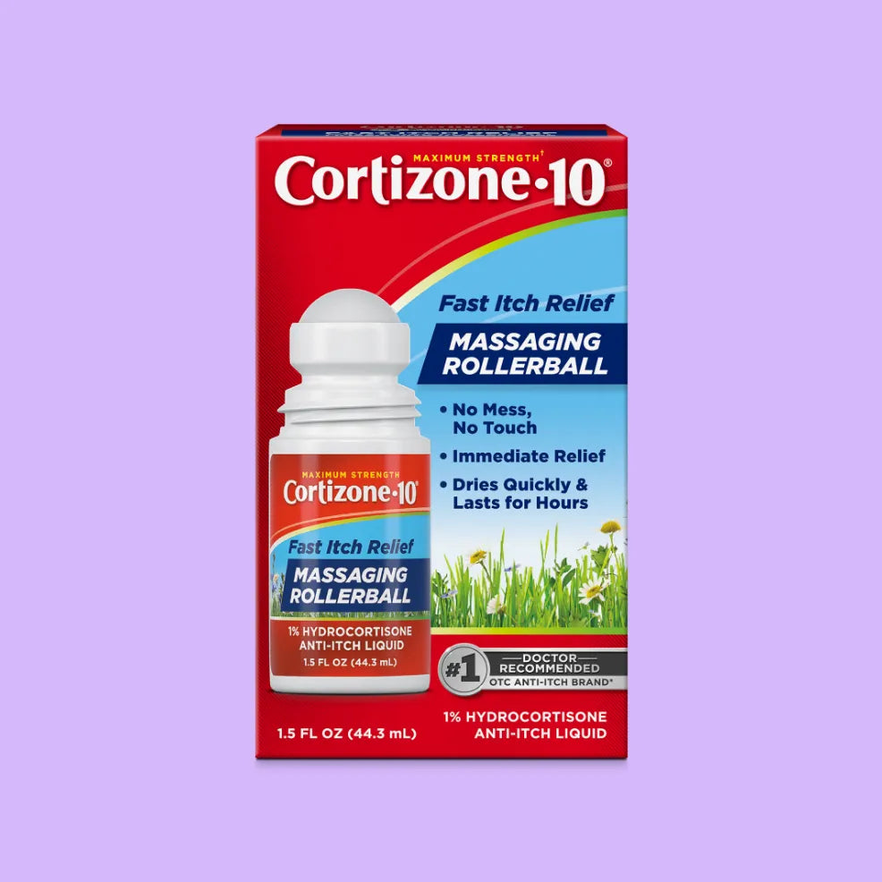 FirstAid-Cortizone-10® Maximum Strength 1% Hydrocortisone  ITCH RELIEF MASSAGING ROLLERBALL