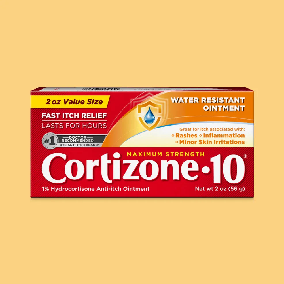 FirstAid-Cortizone-10® Maximum Strength 1% Hydrocortisone Itch Relief Water Resistant Ointment