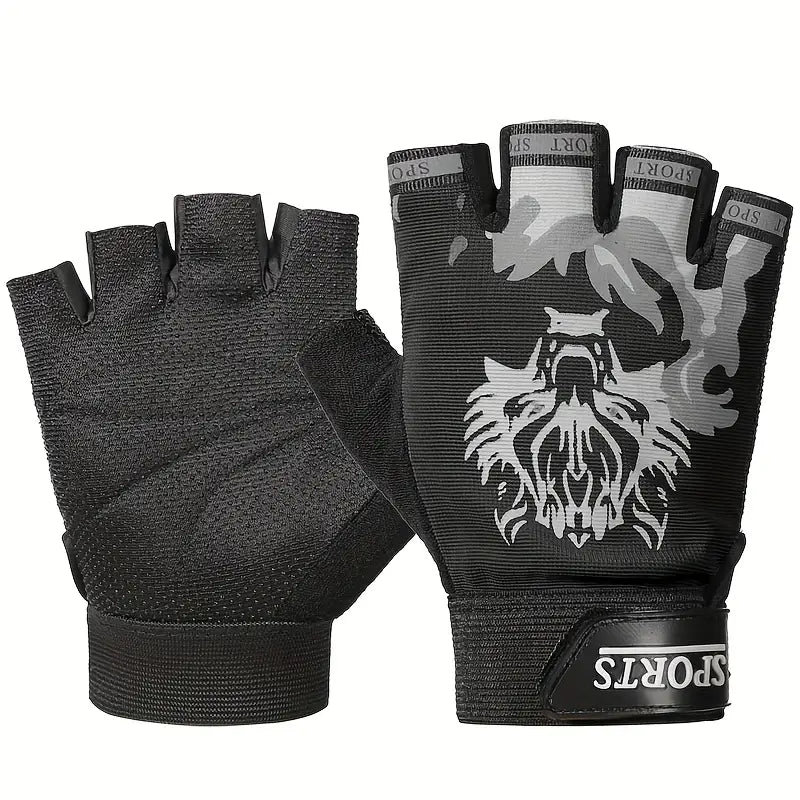 Mesh Half-Finger Gloves