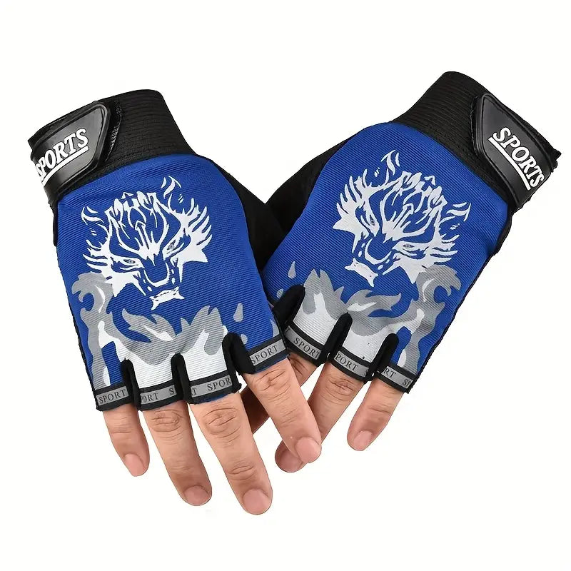 Mesh Half-Finger Gloves