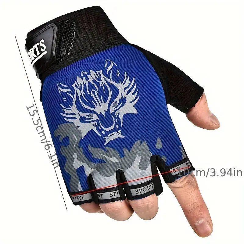 Mesh Half-Finger Gloves