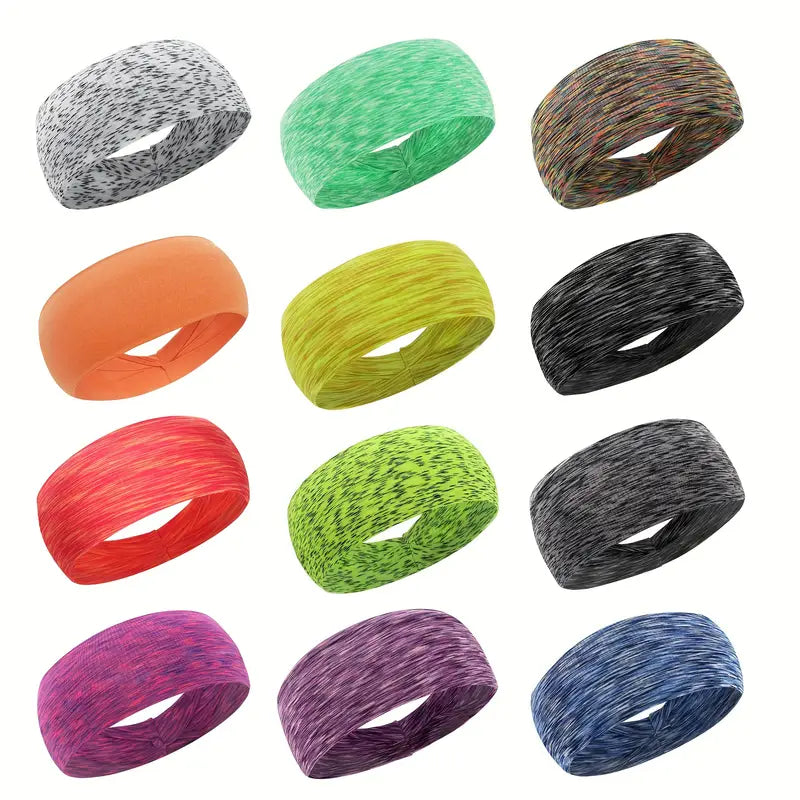 4-Pack Joyo Women’s Moisture-Wicking Non-Slip Sport Headbands