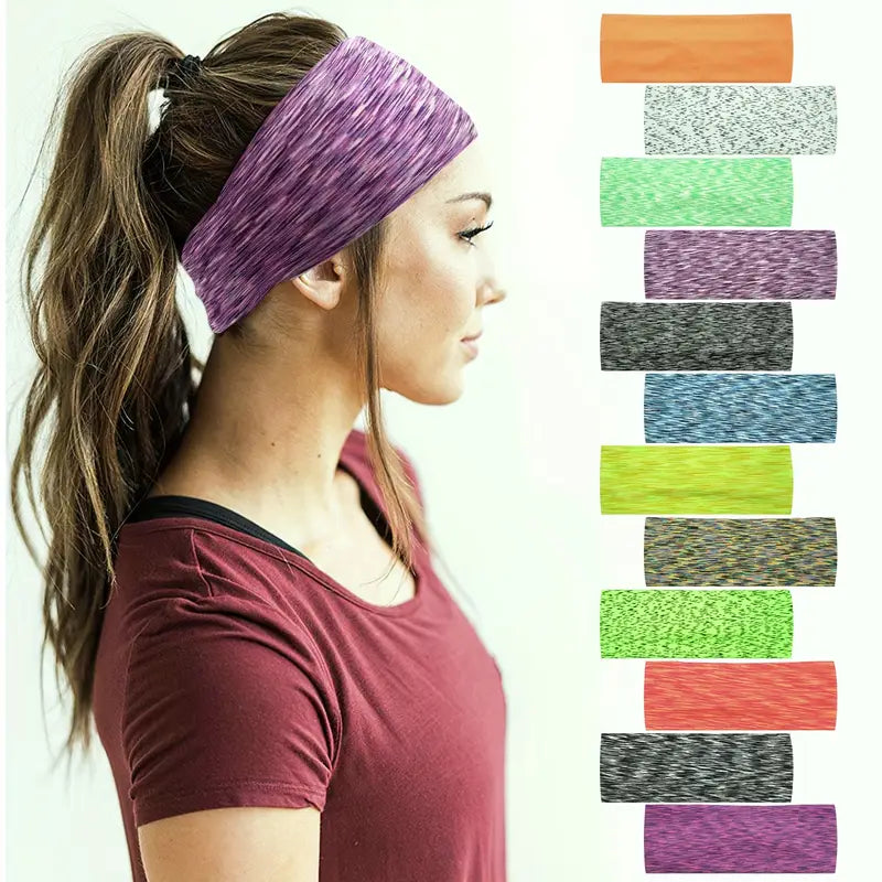 4-Pack Joyo Women’s Moisture-Wicking Non-Slip Sport Headbands