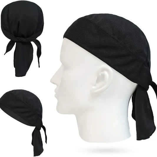 Breathable Quick-Dry Sports Headband & Pirate-like hat