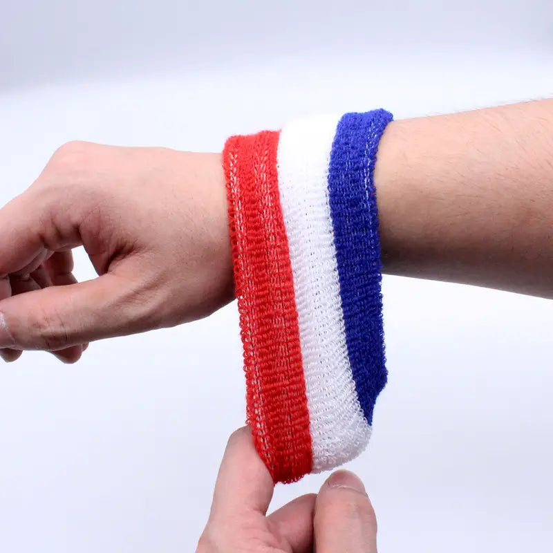 3pcs Patriotic Sports Headband & Wristband Set