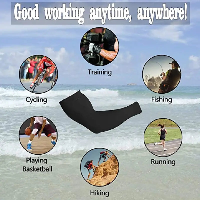 2 Pairs Cooling Arm Sleeves