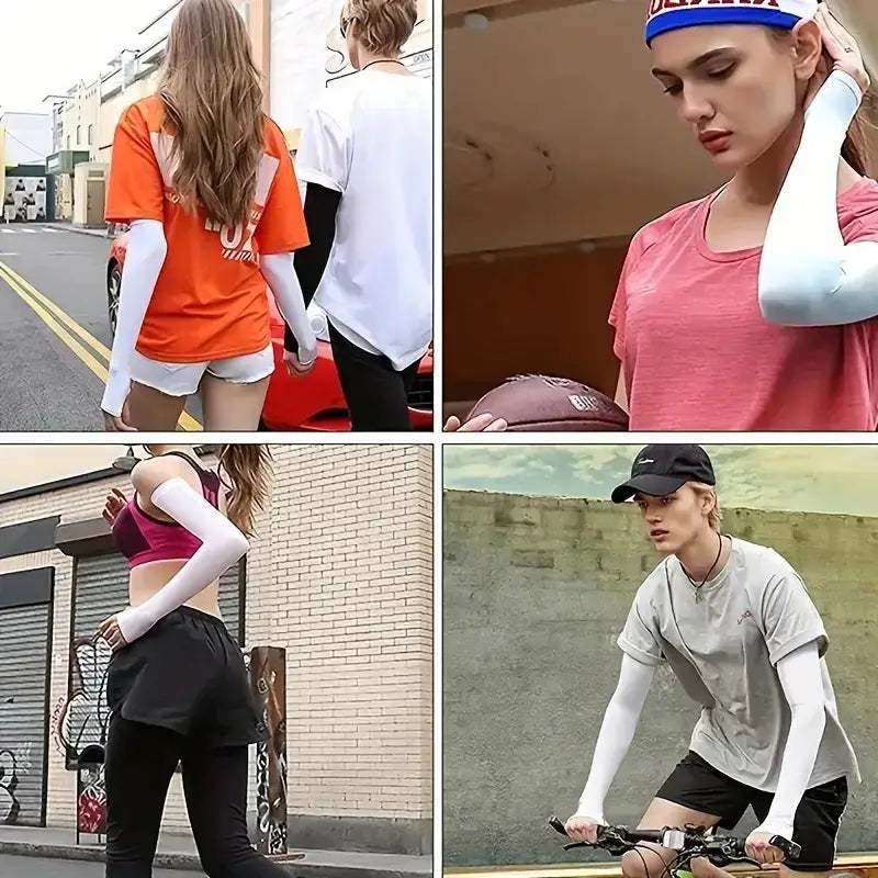 2 Pairs Cooling Arm Sleeves