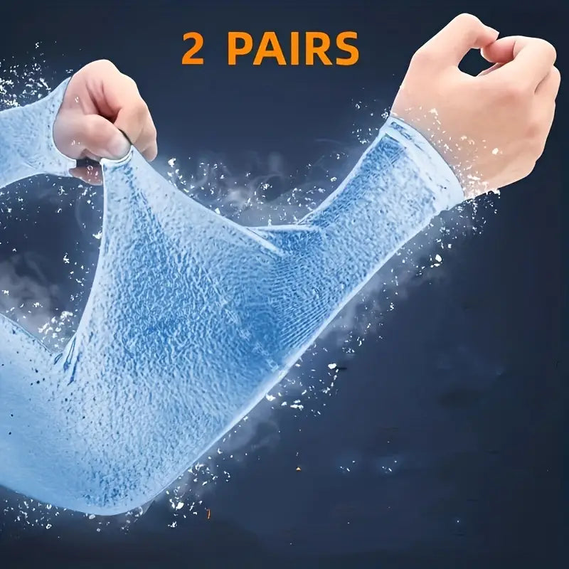 2 Pairs Cooling Arm Sleeves