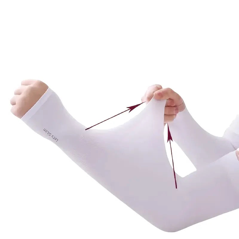 2/3 Pairs of Sun Protection Ice Sleeves Breathable Sweat-Absorbent Sleeves