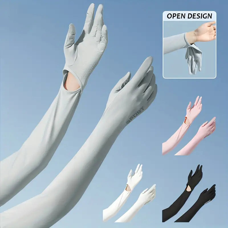 1Pair New Cooling Arm Sleeves Gloves for Women & Men