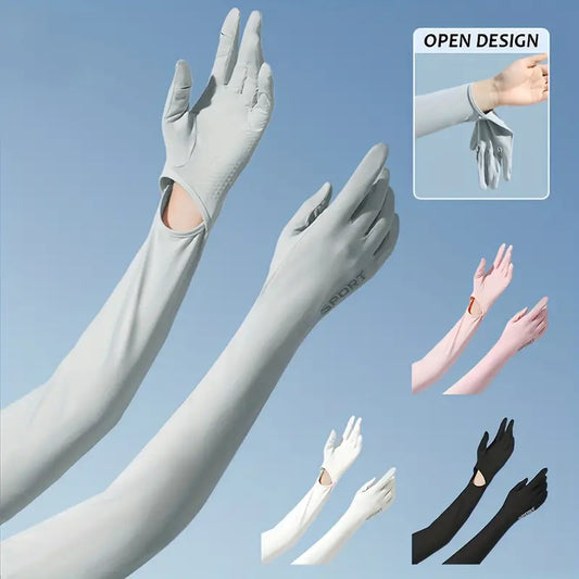 1Pair New Cooling Arm Sleeves Gloves for Women & Men
