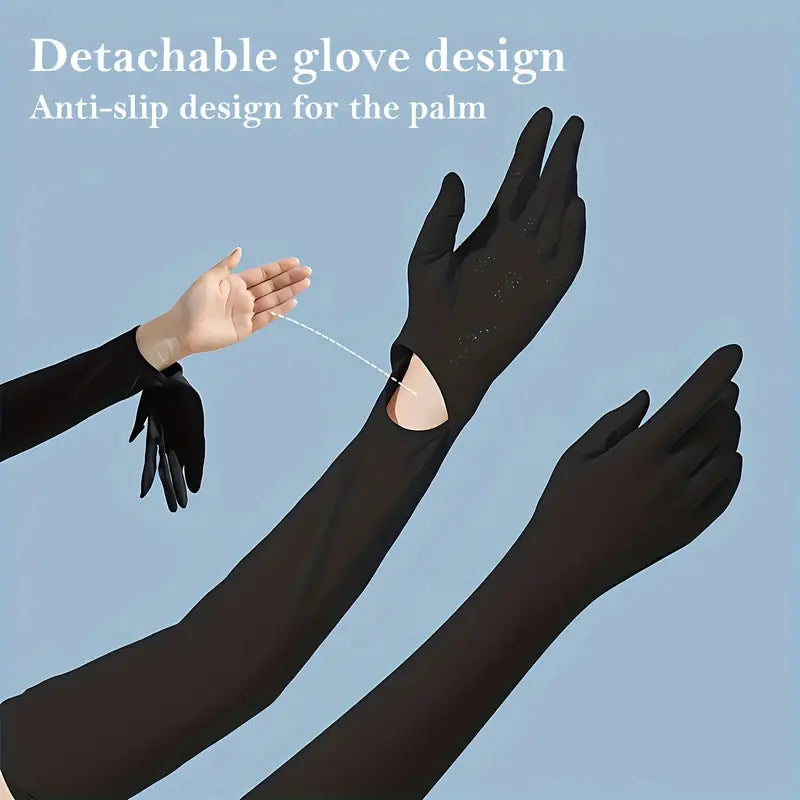 1Pair New Cooling Arm Sleeves Gloves for Women & Men