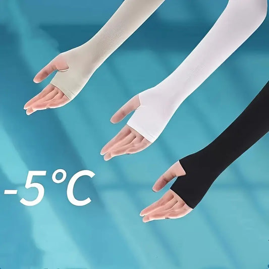 2/3 Pairs of Sun Protection Ice Sleeves Breathable Sweat-Absorbent Sleeves