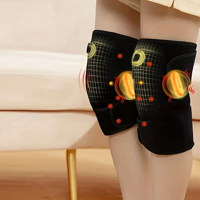 USB-Powered Electric Brace with Vibration & Hot Compress