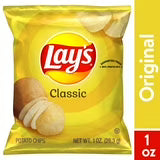 Snack-Lay’s Classic Potato Chips, Single Serve Snack Bags