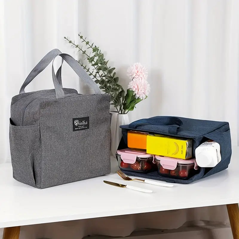 Double Bag Insulated Lunch Bag