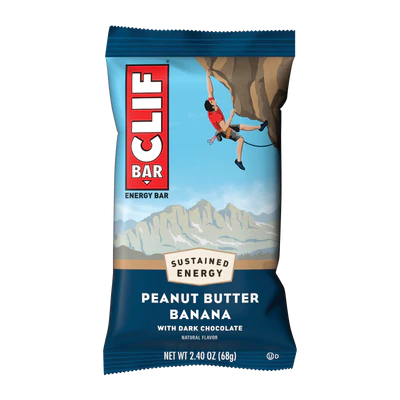 Energy- CLIF BAR Peanut Butter Banana with Dark Chocolate Flavor