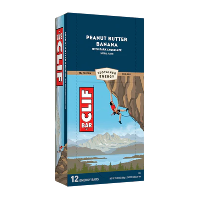 Energy- CLIF BAR Peanut Butter Banana with Dark Chocolate Flavor
