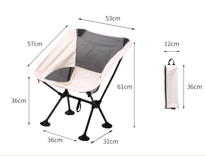 MSV+ CourtSeat™ Portable Pickleball Chair – Lightweight Foldable Chair for Game Days