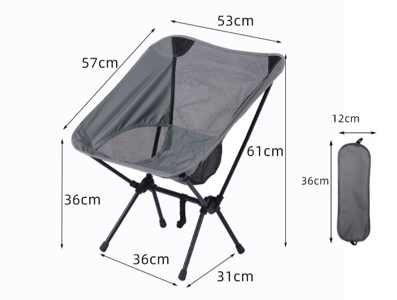 MSV+ CourtSeat™ Portable Pickleball Chair – Lightweight Foldable Chair for Game Days