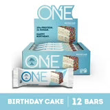 Snack-ONE Protein Supplement Bar, Birthday Cake, 20g Protein