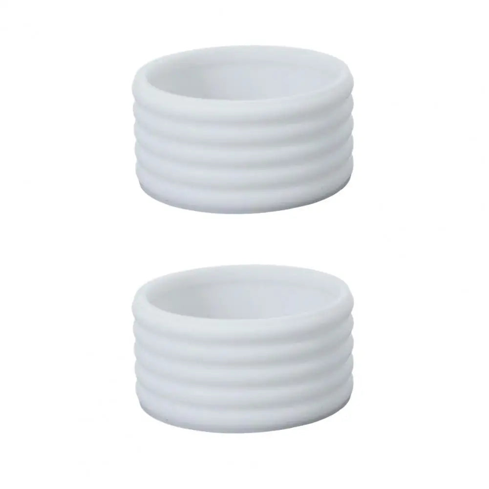 MSV+ GripLock™ Silicone Paddle Bands – Anti-Slip Racket Handle Rings (2-Pack)