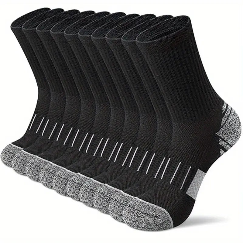 5 Pairs Moisture-Wicking Breathable Running Socks