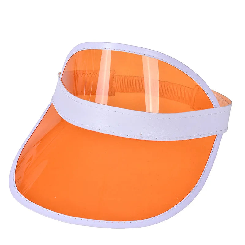 MSV+ VisorShield™ – Women's Transparent PVC Sun Visor Hat with UV Protection
