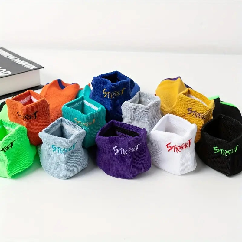 10pcs Men's Breathable Mesh Ankle Socks