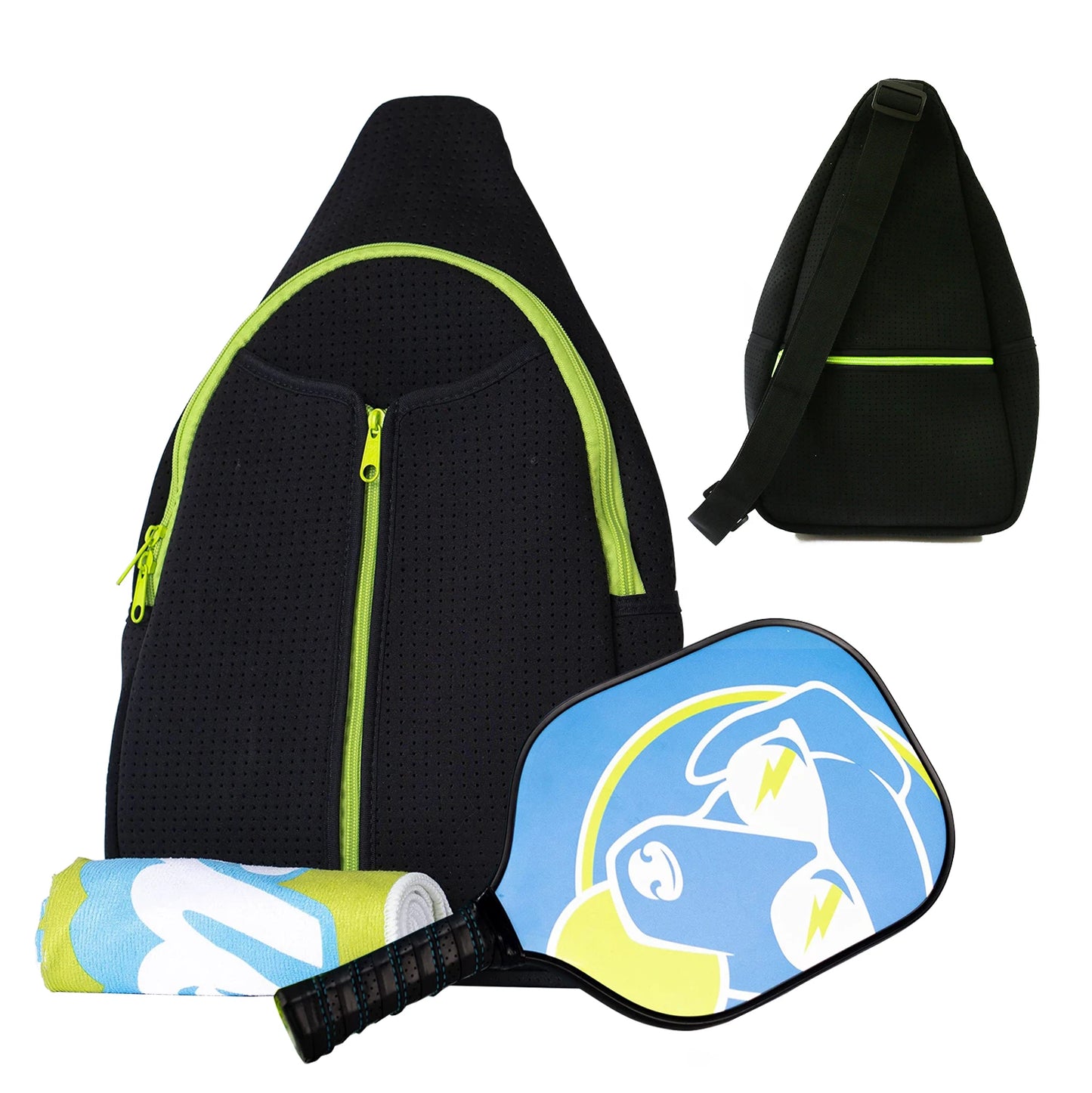 Sporting Pickleball Paddle Racquet Sport Bag Mini Portable Neoprene Pickle Ball