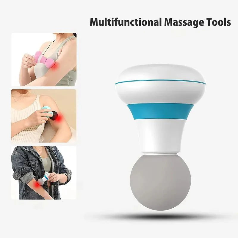 MSV+ PulseGun™ Mini Massage Gun – 6-Speed Handheld Recovery for Neck, Shoulder & Back Relief