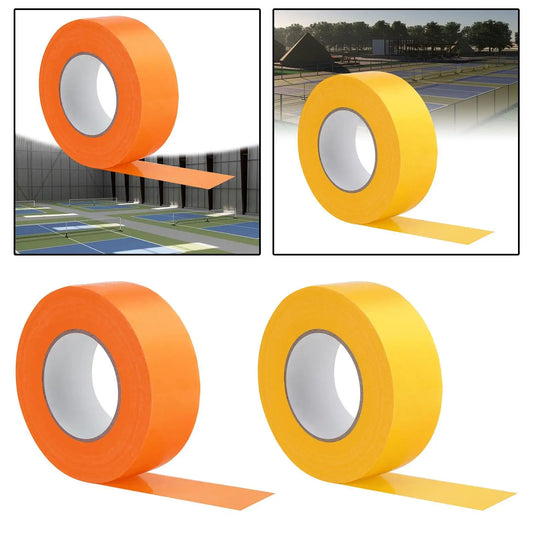MSV+ LineMark™ Pickleball Court Tape – 66ft Temporary Sports Marking Tape for Indoor & Outdoor Use