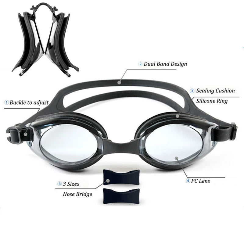 LumiPrescrib™ Swim Goggles – Prescription Clarity in Every Stroke