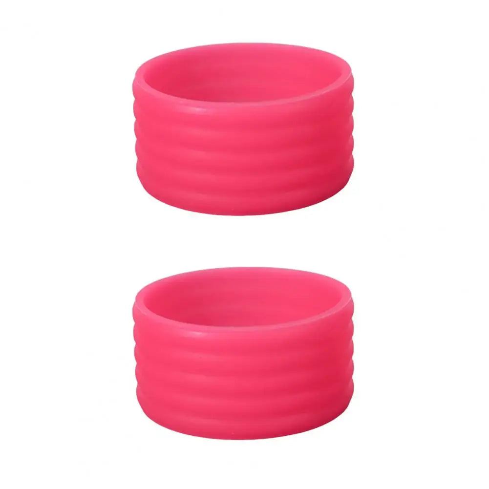 MSV+ GripLock™ Silicone Paddle Bands – Anti-Slip Racket Handle Rings (2-Pack)