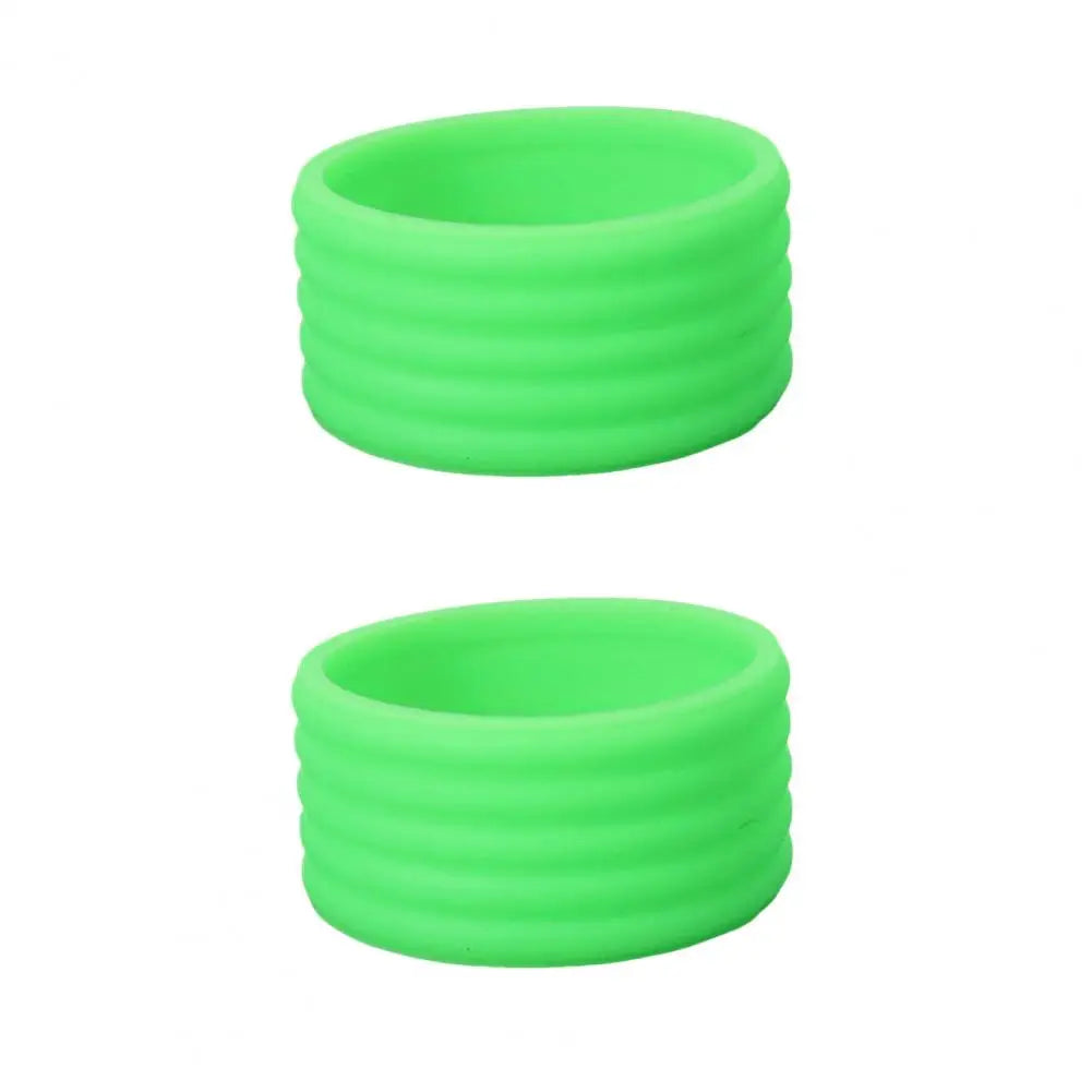 MSV+ GripLock™ Silicone Paddle Bands – Anti-Slip Racket Handle Rings (2-Pack)