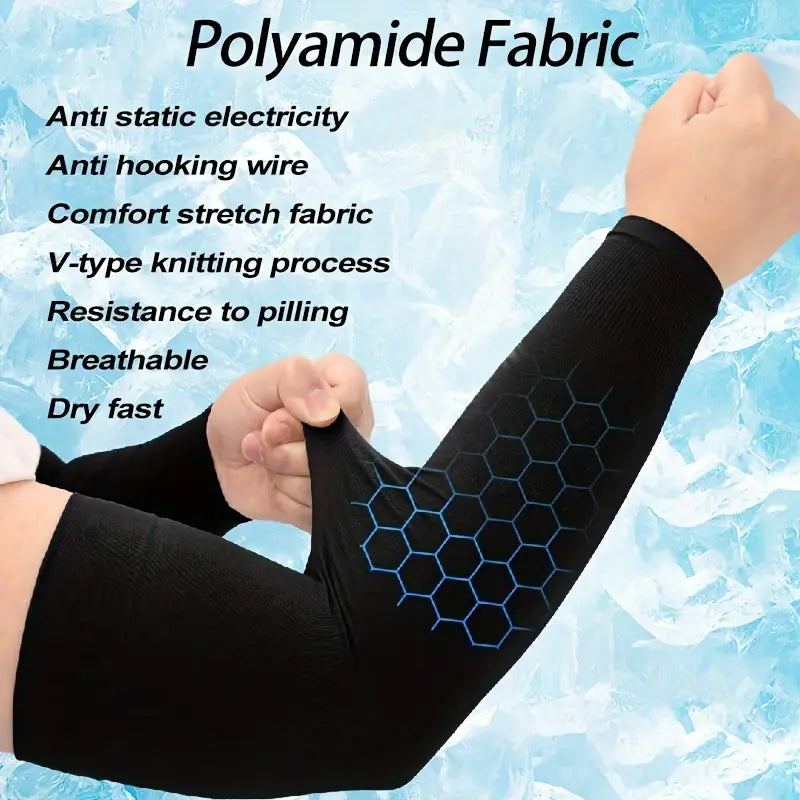 7 Pairs Cooling Compression Arm Sleeves