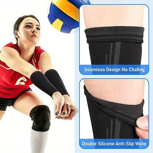 1pc Volleyball Arm Sleeves with Wrist Support & Compression