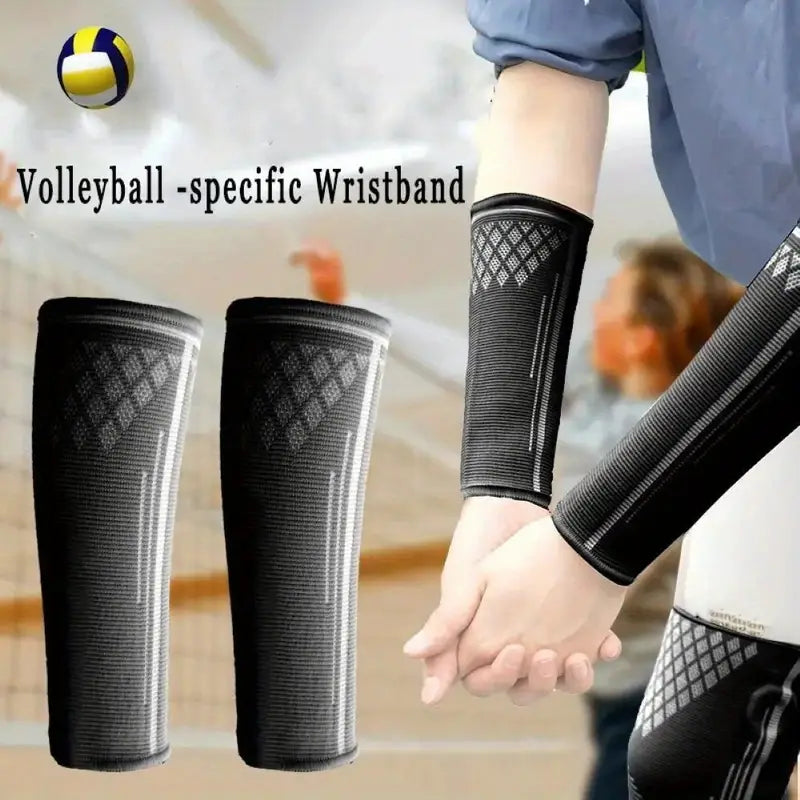 1pc Volleyball Arm Sleeves with Wrist Support & Compression