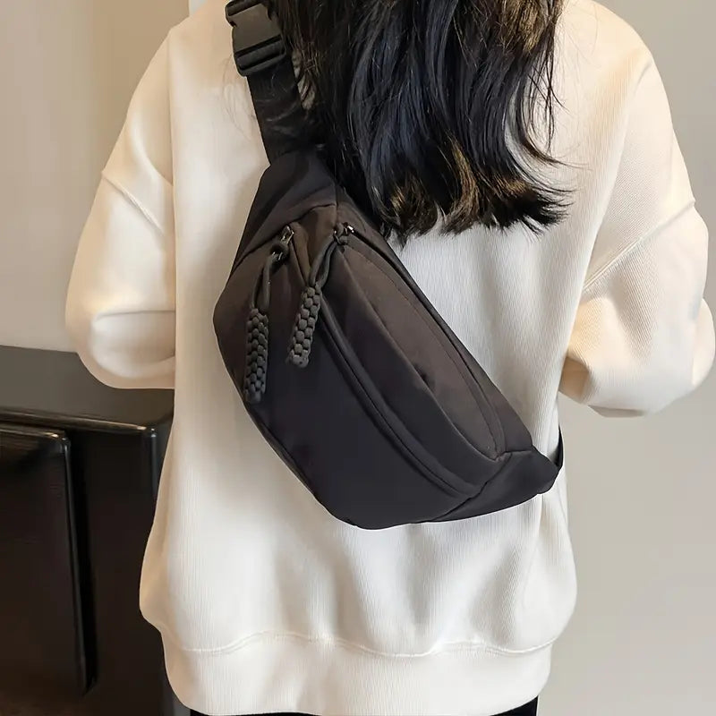 Multifunctional Solid Color Waist Bag