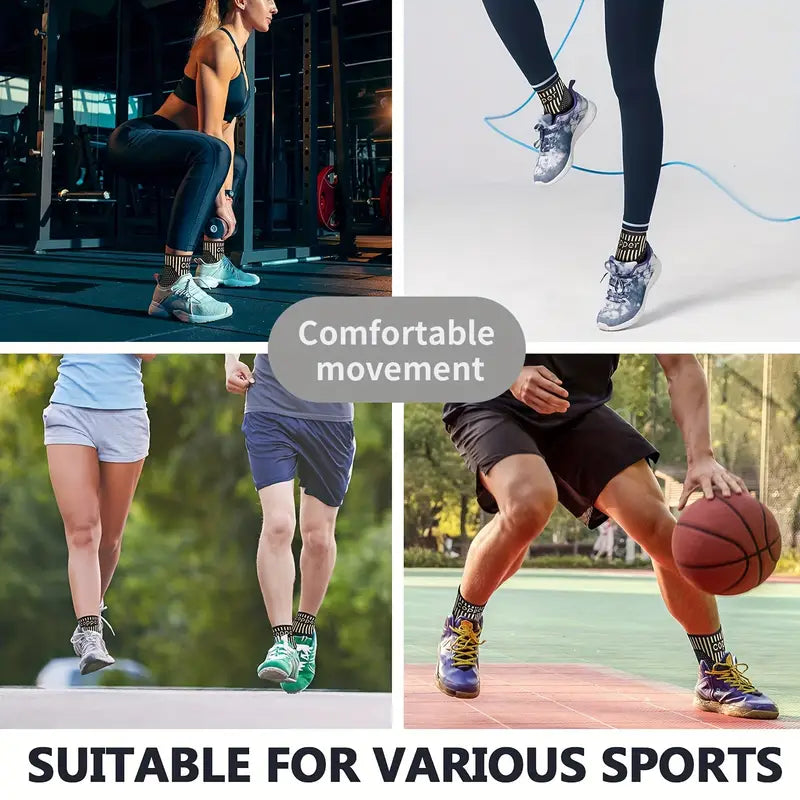 1 Pair Copper Infused Compression Ankle Sleeves