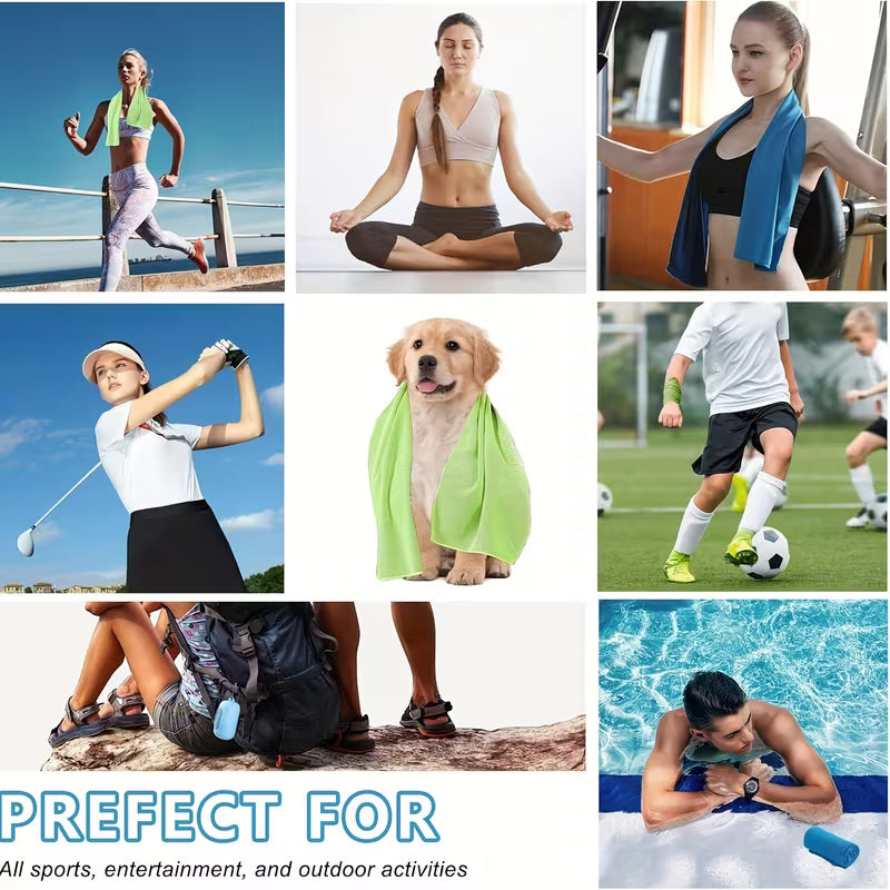 SunCare- Round Travel Sweat Cooling Towel