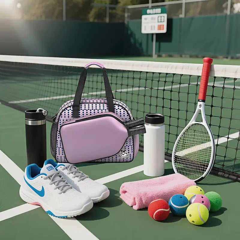Versatile Pickleball & Tennis Sports Bag – Lightweight Multi-Compartment Backpack/Duffle for Paddles, Shoes & Gear