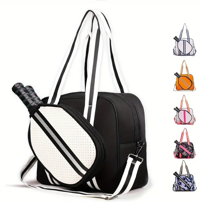 Crossbody Sling Pickleball Tote Bag – Multi-Compartment Sports Bag for Women & Men