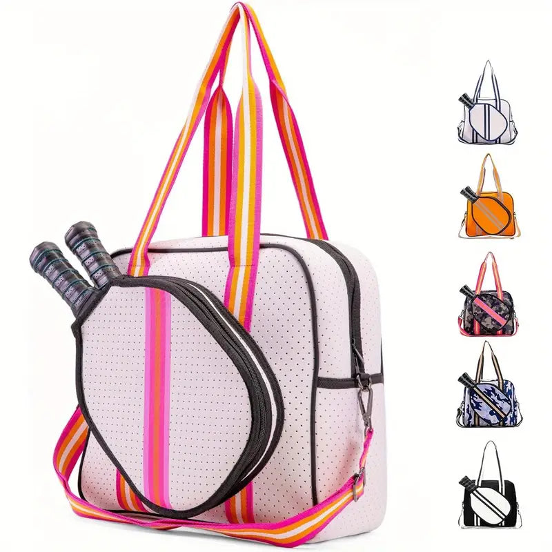 Crossbody Sling Pickleball Tote Bag – Multi-Compartment Sports Bag for Women & Men