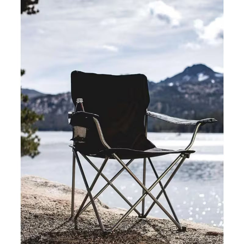 Chairs - Outdoor Folding Chairs with Cup & Storage Holders