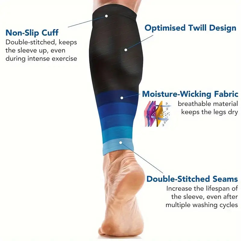 1 Pair Calf Compression Sleeves Running