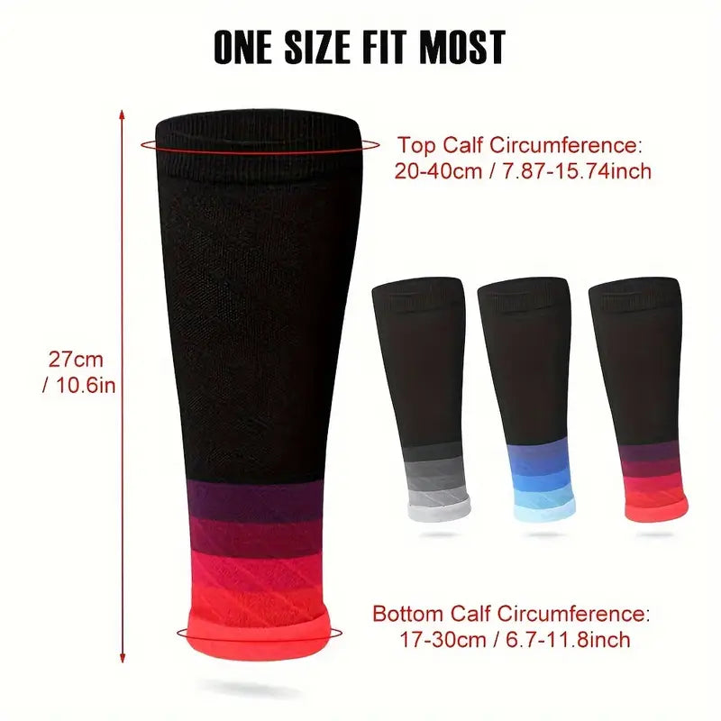 1 Pair Calf Compression Sleeves Running